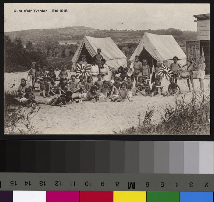 Participants à une cure d'air à Yverdon.