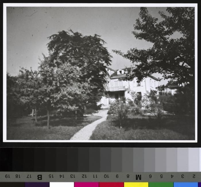 Maison se trouvant sur l'emplacement du CHUV avant la construction de ce dernier.