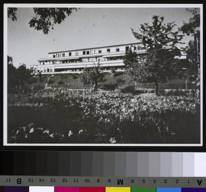 Hôpital Sandoz: façade sud.