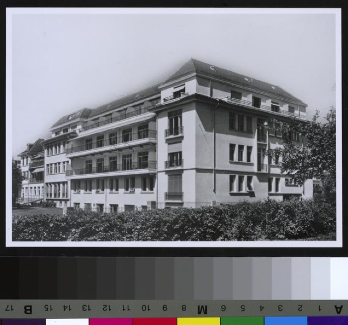 Hôpital orthopédique: façade nord.